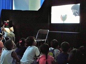 画像：こわいおはなしと影絵1