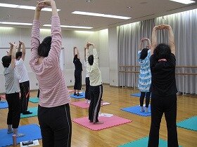 画像：正しいストレッチ