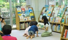 画像：図書館実習