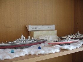 画像:艦船のペーパークラフト3点