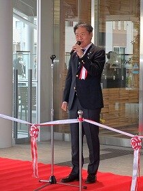 写真1：市長挨拶の画像