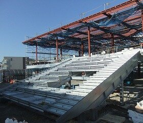 画像：組み上げ作業完了時の写真です。