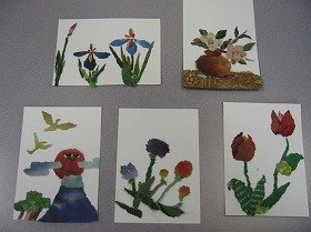 画像：完成した作品。