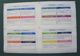 画像：司書が選んだ流行病の本のポスター。