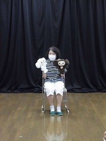 画像：人形劇の様子。