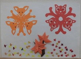 写真：11月の壁面飾り3