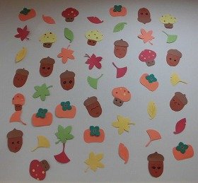 写真：11月の壁面飾り2