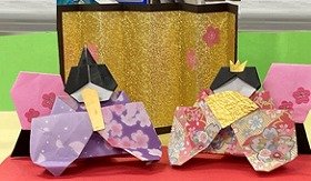 写真2：今回の作品（おひなさま）