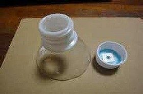 画像1：ペットボトルで作った顕微鏡