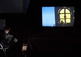 画像2：影絵『ブレーメンの音楽隊』