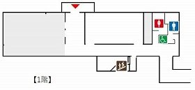 西館1階フロア図の画像