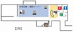 画像　西館2階フロア図